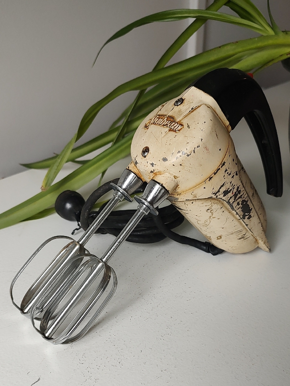 Vintage Sunbeam Model J Hand Mixer